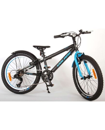 Volare Rocky Kinderfahrrad – 20 Zoll – Blau Schwarz – 85 % montiert – 6 Gänge – Prime Collection