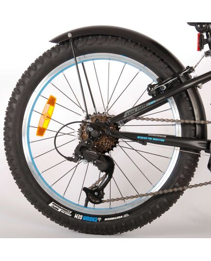 Volare Rocky Kinderfahrrad – 20 Zoll – Blau Schwarz – 85 % montiert – 6 Gänge – Prime Collection