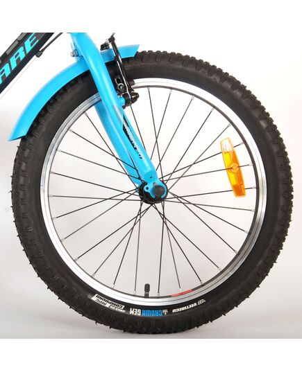 Volare Rocky Kinderfahrrad – 20 Zoll – Blau Schwarz – 85 % montiert – 6 Gänge – Prime Collection