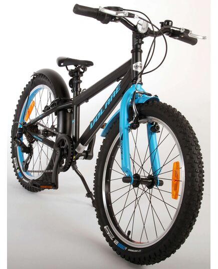 Volare Rocky Kinderfahrrad – 20 Zoll – Blau Schwarz – 85 % montiert – 6 Gänge – Prime Collection