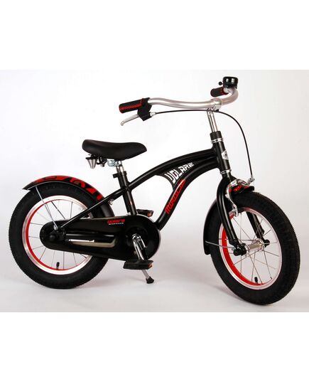 Volare Miracle Cruiser Kinderfahrrad - Jungen - 14 Zoll - Mattschwarz - Prime Collection
