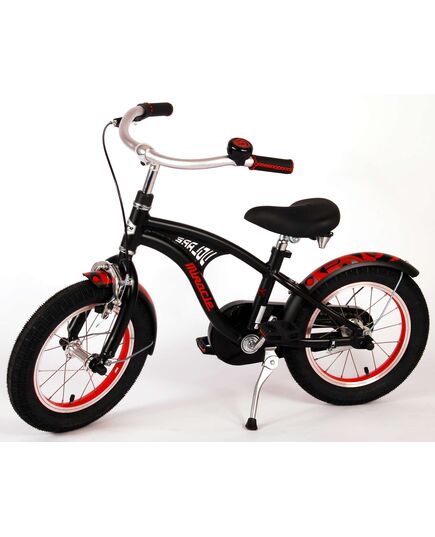 Volare Miracle Cruiser Kinderfahrrad - Jungen - 14 Zoll - Mattschwarz - Prime Collection