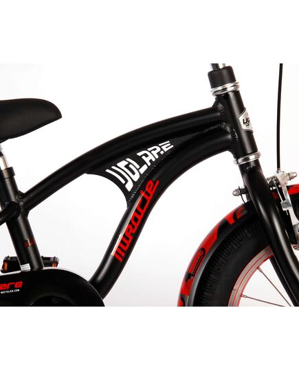 Volare Miracle Cruiser Kinderfahrrad - Jungen - 14 Zoll - Mattschwarz - Prime Collection