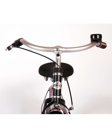 Volare Miracle Cruiser Kinderfahrrad - Mädchen - 14 Zoll - Mattschwarz - Prime Collection