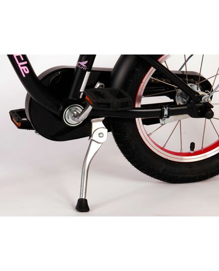 Volare Miracle Cruiser Kinderfahrrad - Mädchen - 14 Zoll - Mattschwarz - Prime Collection