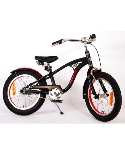 Volare Miracle Cruiser Kinderfahrrad - Jungen - 16 Zoll - Mattschwarz - Prime Collection