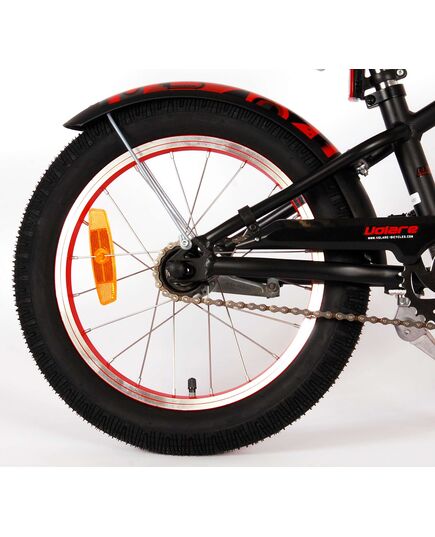 Volare Miracle Cruiser Kinderfahrrad - Jungen - 16 Zoll - Mattschwarz - Prime Collection