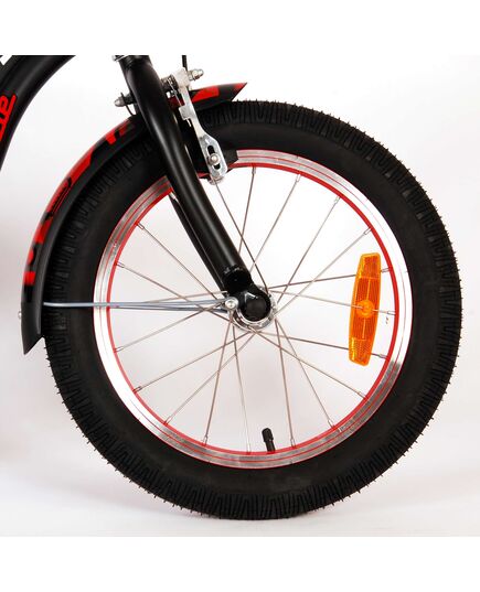 Volare Miracle Cruiser Kinderfahrrad - Jungen - 16 Zoll - Mattschwarz - Prime Collection