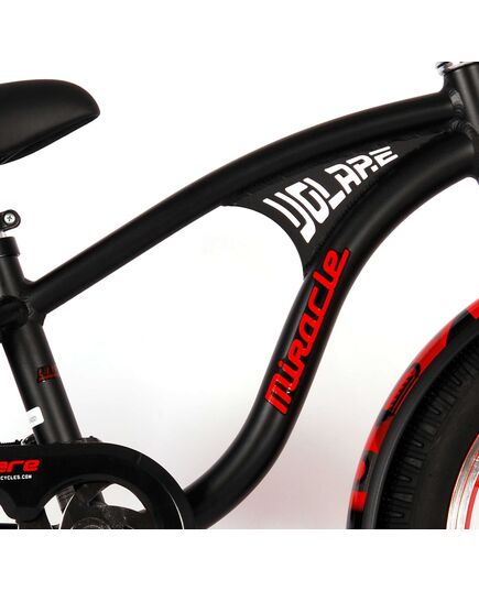 Volare Miracle Cruiser Kinderfahrrad - Jungen - 16 Zoll - Mattschwarz - Prime Collection