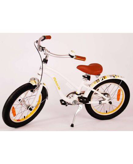 Volare Miracle Cruiser Kinderfahrrad - Mädchen - 16 Zoll - Weiß - Prime Collection