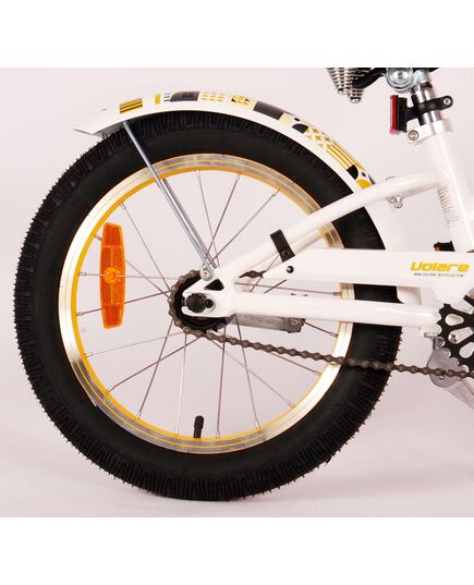 Volare Miracle Cruiser Kinderfahrrad - Mädchen - 16 Zoll - Weiß - Prime Collection