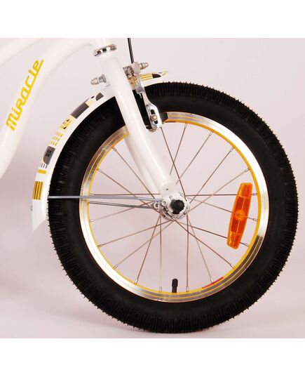 Volare Miracle Cruiser Kinderfahrrad - Mädchen - 16 Zoll - Weiß - Prime Collection