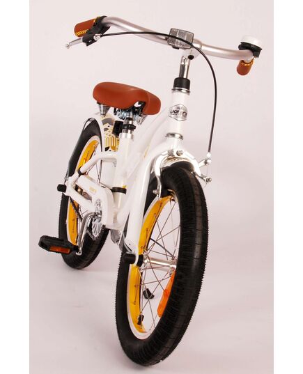Volare Miracle Cruiser Kinderfahrrad - Mädchen - 16 Zoll - Weiß - Prime Collection