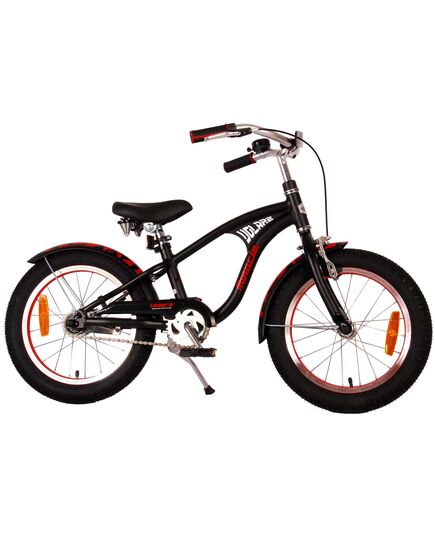 Volare Miracle Cruiser Kinderfahrrad - Jungen - 16 Zoll - Mattschwarz - Prime Collection