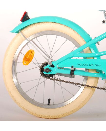 Volare Melody Kinderfahrrad - Mädchen - 16 Zoll - türkis - Prime Collection