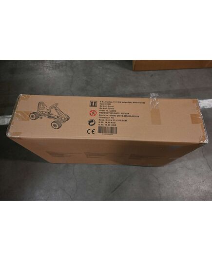 Volare Go-Kart-Rennwagen – Jungen – Groß – Luftreifen – Schwarz