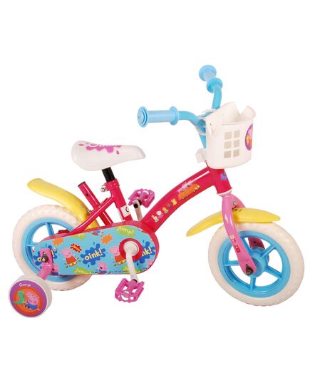 Peppa Pig Kinderfiets - Meisjes - 10 inch - Roze/Blauw