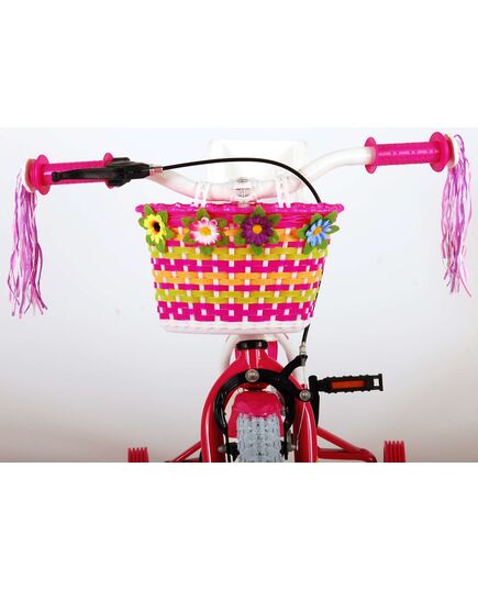 Volare Ashley Kinderfahrrad - Mädchen - 14 Zoll - Weiß - 95% zusammengebaut