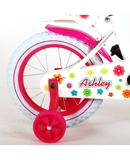 Volare Ashley Kinderfahrrad - Mädchen - 14 Zoll - Weiß - 95% zusammengebaut