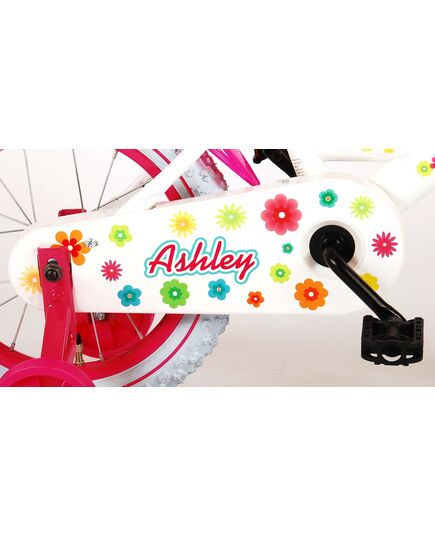 Volare Ashley Kinderfahrrad - Mädchen - 14 Zoll - Weiß - 95% zusammengebaut