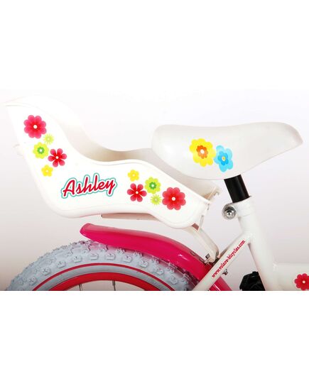 Volare Ashley Kinderfahrrad - Mädchen - 14 Zoll - Weiß - 95% zusammengebaut