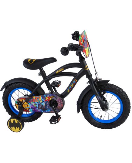 Batman Kinderfahrrad - Jungen - 12 Zoll - Schwarz