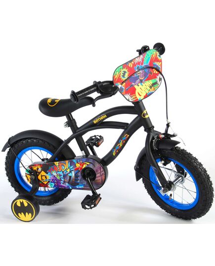 Batman Kinderfahrrad - Jungen - 12 Zoll - Schwarz