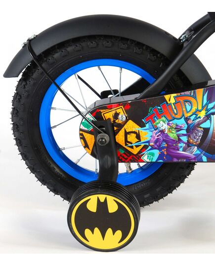 Batman Kinderfahrrad - Jungen - 12 Zoll - Schwarz