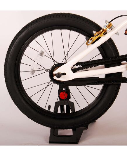 Volare Cool Rider Kinderfahrrad - Jungen - 18 Zoll - Weiß - zwei Handbremsen - 95% zusammengebaut - Prime Collection