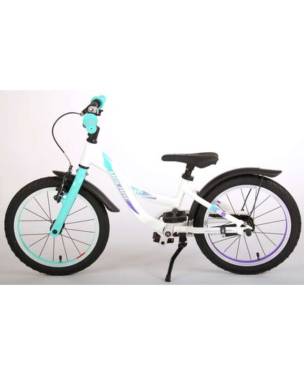 Volare Glamour Kinderfahrrad - Mädchen - 16 Zoll - Perlmutt Mintgrün - Prime Collection