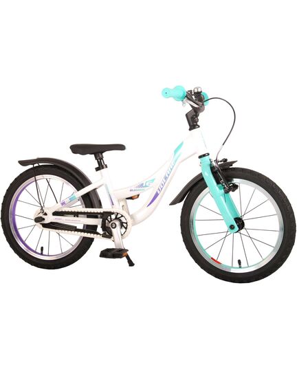 Volare Glamour Kinderfahrrad - Mädchen - 16 Zoll - Perlmutt Mintgrün - Prime Collection