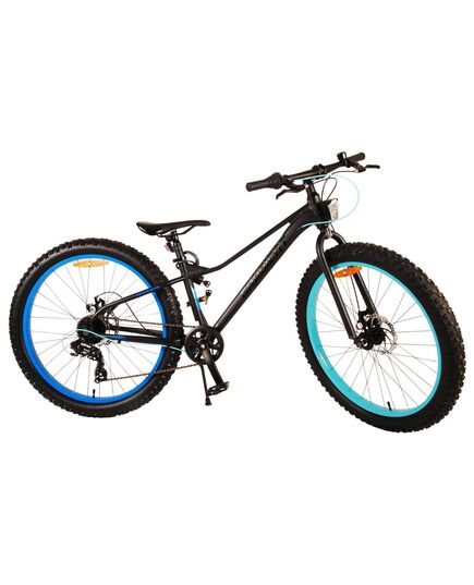Volare Gradient Kinderfahrrad - Jungen - 26 Zoll - Schwarz Blau - 7-Gang - Prime Collection