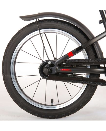 Volare Blaster Kinderfahrrad - Jungen - 16 Zoll - Schwarz Rot - Prime Collection