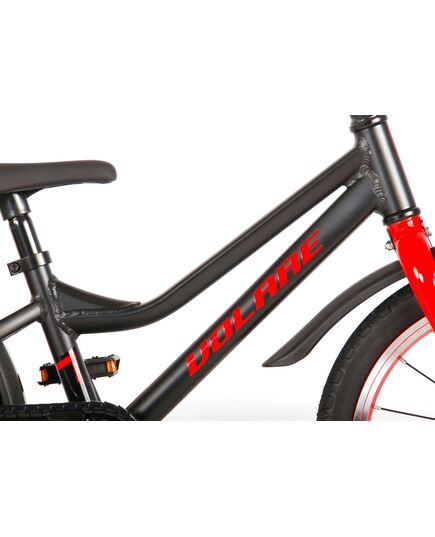 Volare Blaster Kinderfahrrad - Jungen - 16 Zoll - Schwarz Rot - Prime Collection