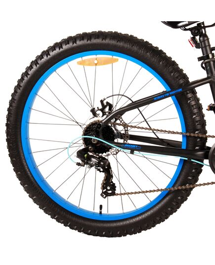 Volare Gradient Kinderfahrrad - Jungen - 26 Zoll - Schwarz Blau - 7-Gang - Prime Collection