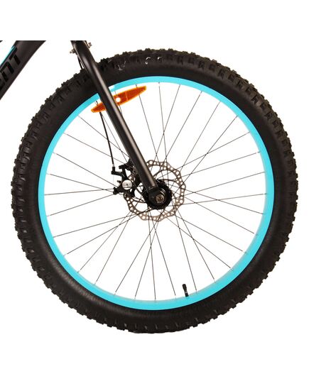 Volare Gradient Kinderfahrrad - Jungen - 26 Zoll - Schwarz Blau - 7-Gang - Prime Collection
