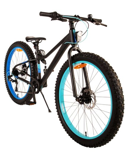 Volare Gradient Kinderfahrrad - Jungen - 26 Zoll - Schwarz Blau - 7-Gang - Prime Collection