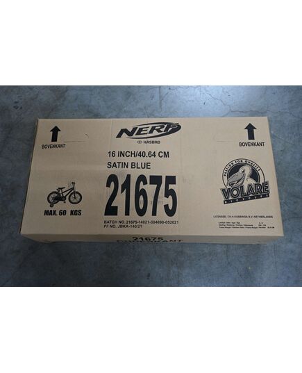 NERF Kinderfahrrad – Jungen – 16 Zoll – Satinblau