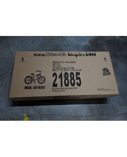 Volare Miracle Cruiser Kinderfahrrad – Jungen – 18 Zoll – Mattschwarz – Prime Collection