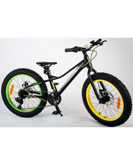 Volare Gradient Kinderfahrrad - Jungen - 20 Zoll - Schwarz Gelb Grün - 6-Gang - Prime Collection