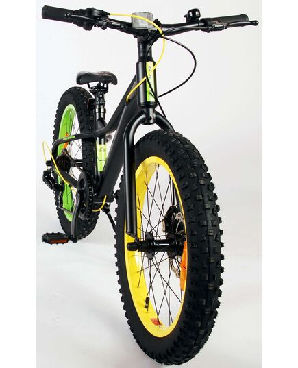 Volare Gradient Kinderfahrrad - Jungen - 20 Zoll - Schwarz Gelb Grün - 6-Gang - Prime Collection