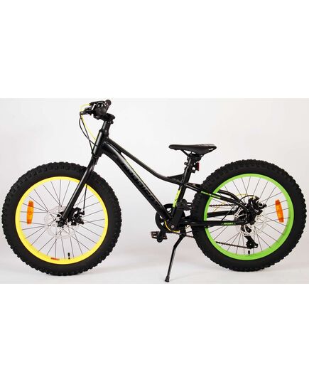 Volare Gradient Kinderfahrrad - Jungen - 20 Zoll - Schwarz Gelb Grün - 6-Gang - Prime Collection