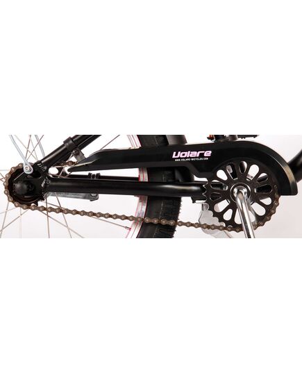 Volare Miracle Cruiser Kinderfahrrad - Mädchen - 18 Zoll - Mattschwarz - Prime Collection