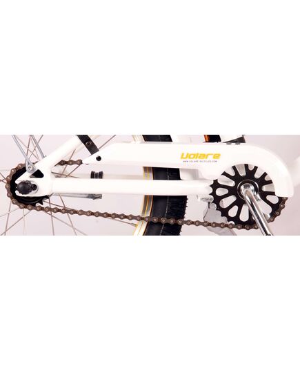 Volare Miracle Cruiser Kinderfahrrad - Mädchen - 18 Zoll - Weiß - Prime Collection