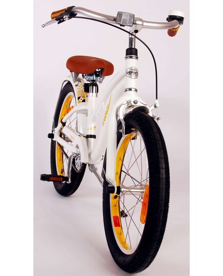 Volare Miracle Cruiser Kinderfahrrad - Mädchen - 18 Zoll - Weiß - Prime Collection