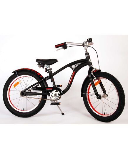 Volare Miracle Cruiser Kinderfahrrad - Jungen - 18 Zoll - Mattschwarz - Prime Collection