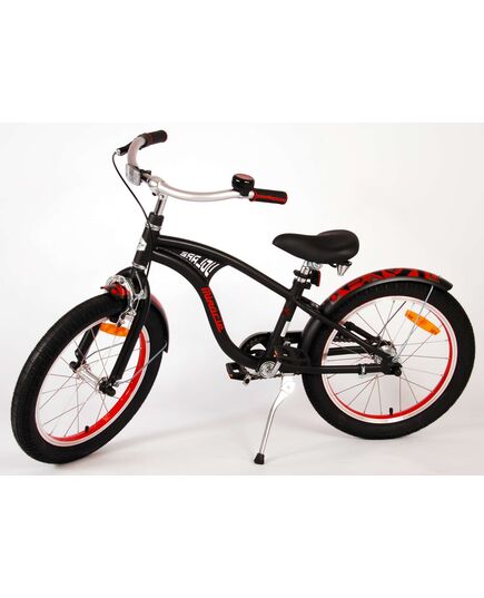 Volare Miracle Cruiser Kinderfahrrad - Jungen - 18 Zoll - Mattschwarz - Prime Collection