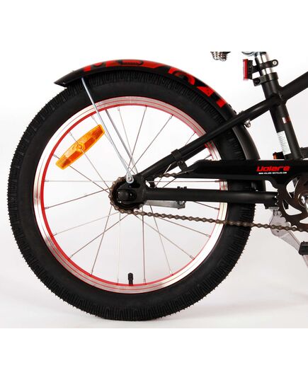 Volare Miracle Cruiser Kinderfahrrad - Jungen - 18 Zoll - Mattschwarz - Prime Collection