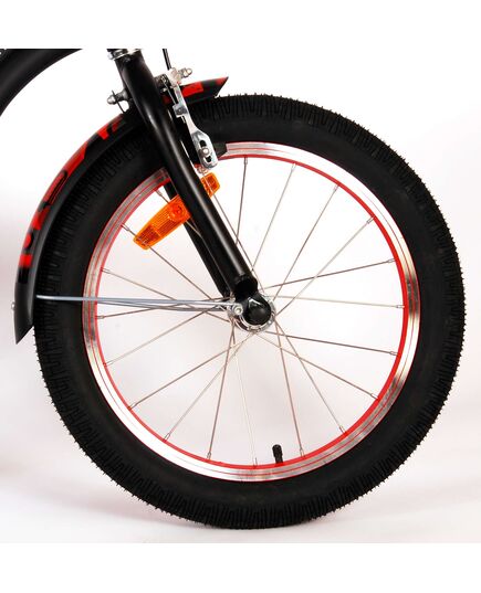 Volare Miracle Cruiser Kinderfahrrad - Jungen - 18 Zoll - Mattschwarz - Prime Collection