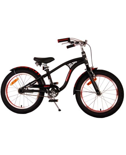 Volare Miracle Cruiser Kinderfahrrad - Jungen - 18 Zoll - Mattschwarz - Prime Collection